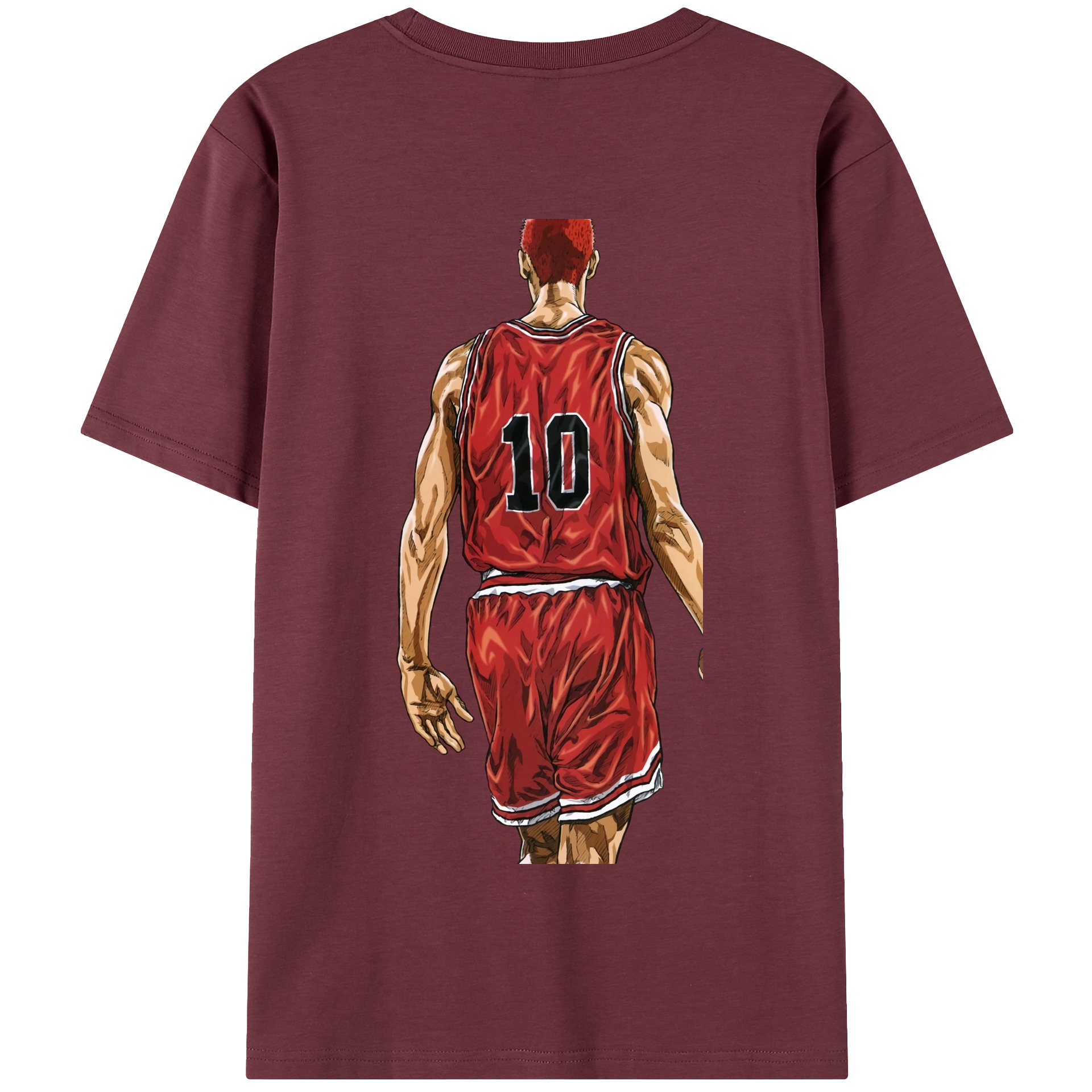 SLAM DUNK／スラムダンク 綿100％半袖Tシャツ（背面プリント）